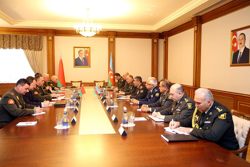 Defense ministers of Azerbaijan and Belarus meet