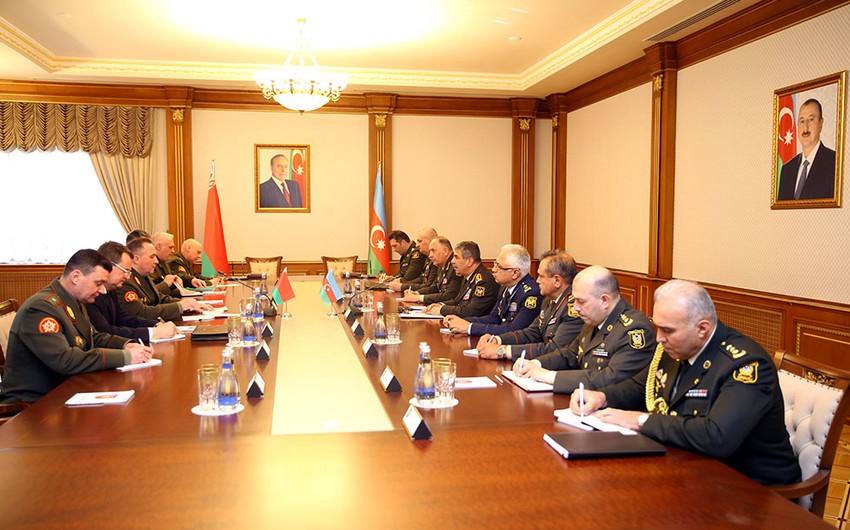 Defense ministers of Azerbaijan and Belarus meet 