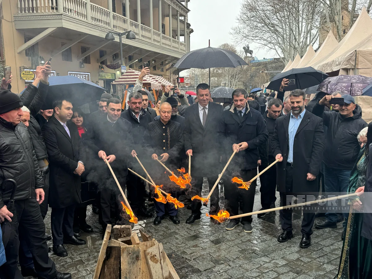 Tbilisinin meri Novruz tədbirlərinə qatılıb