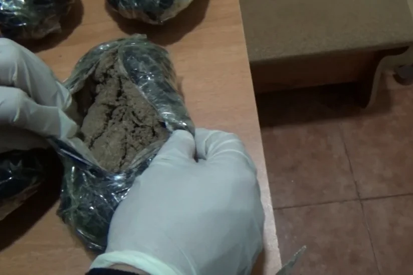 Samuxda narkokuryerlik edən şəxs saxlanılıb