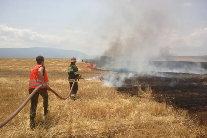 Şabrandakı yanğın söndürülüb