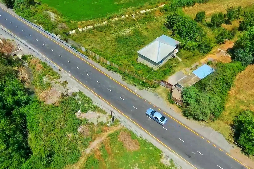 Şəki və Yevlaxda 4 kəndin 19 km uzunluğunda yolu yenidən qurulub