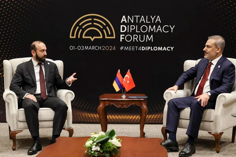 Foreign ministers of Türkiye, Armenia confirm readiness to achieve full normalization of ties