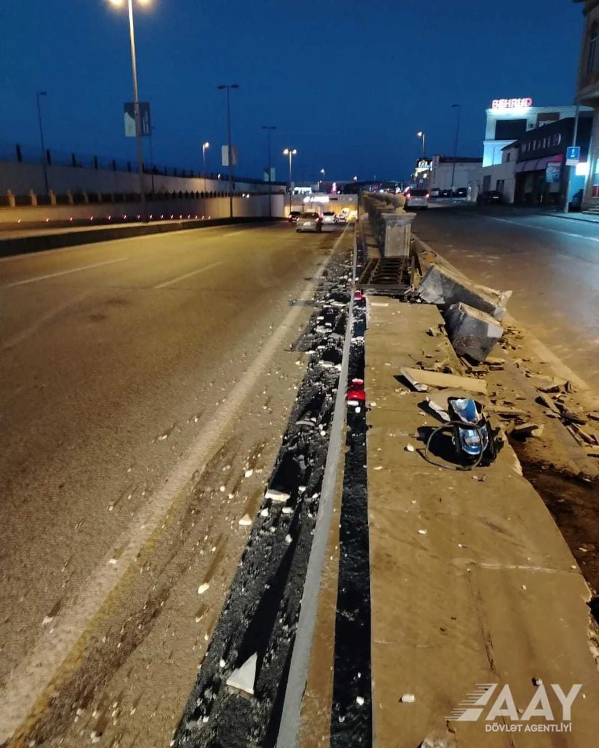 Bakıda yol təsərrüfatına ziyan vurulub
