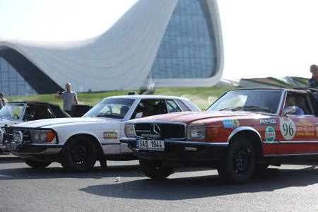 “Pekin-Paris” ralli iştirakçıları Şamaxıdan yürüşə davam ediblər