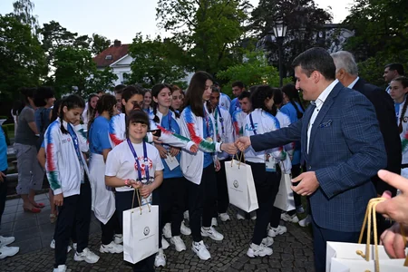 Berlində olimpiya oyunlarında iştirak edən Azərbaycan komandasının şərəfinə ziyafət verilib