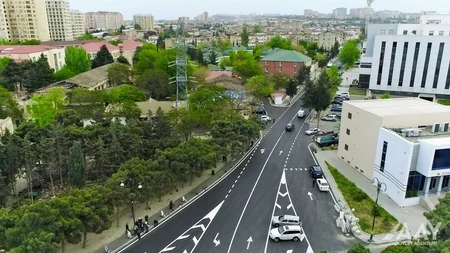 Bakıxanov qəsəbəsində 1 500 metr uzunluğa malik olan küçə əsaslı təmir olunub
