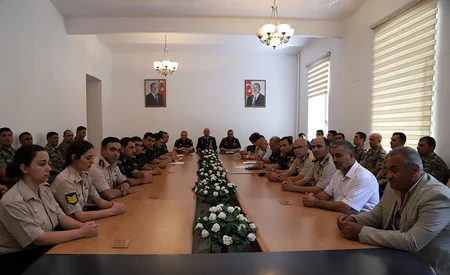 Azərbaycan Ordusunda Milli Qurtuluş günü münasibətilə silsilə tədbirlər keçirilib