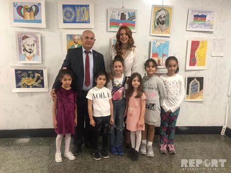 Nəsiminin 650 illiyi münasibətilə İstanbulda beynəlxalq uşaq rəsm sərgisi keçirilir - FOTO