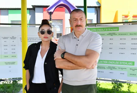 Prezident və birinci xanım Zəngilanda “Ağıllı kənd”in açılışını ediblər