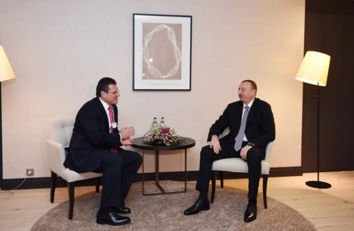 President Ilham Aliyev met the European Commission Vice-President for Energy Union