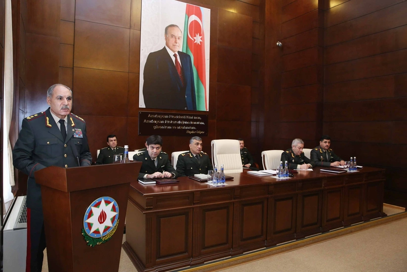Hərbi Prokurorluqda kollegiya iclası keçirilib