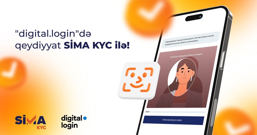 “digital.login”də şəxsiyyətini “SİMA KYC” ilə təsdiqlə!