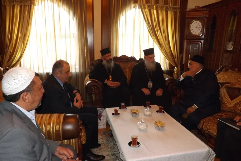 ​Şeyxülislam Allahşükür Paşazadə Ümumgürcüstan Katolikos-Patriarxını Azərbaycana səfərə dəvət edib