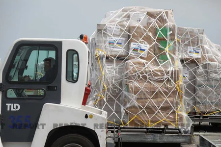 Azerbaijan sends another batch of humanitarian aid to Ukraine