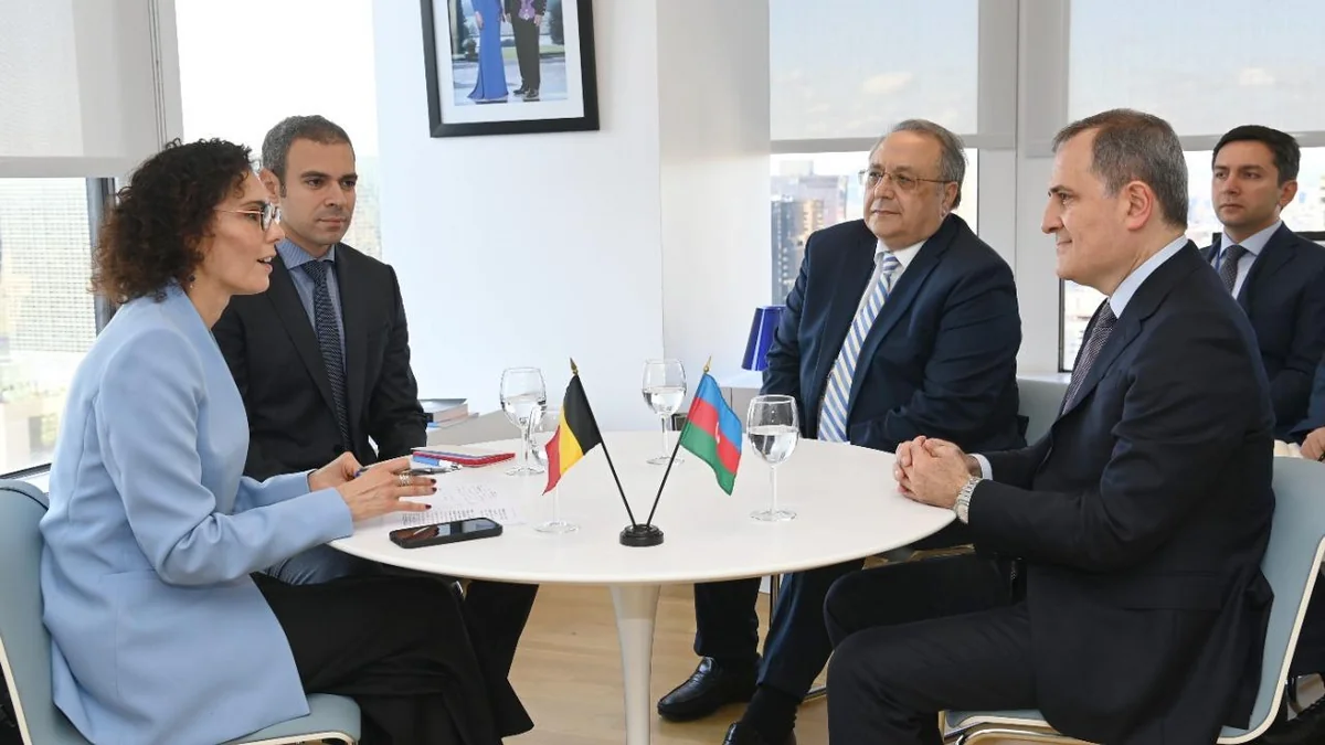 Azerbaijani, Belgian FMs mull peace process with Armenia