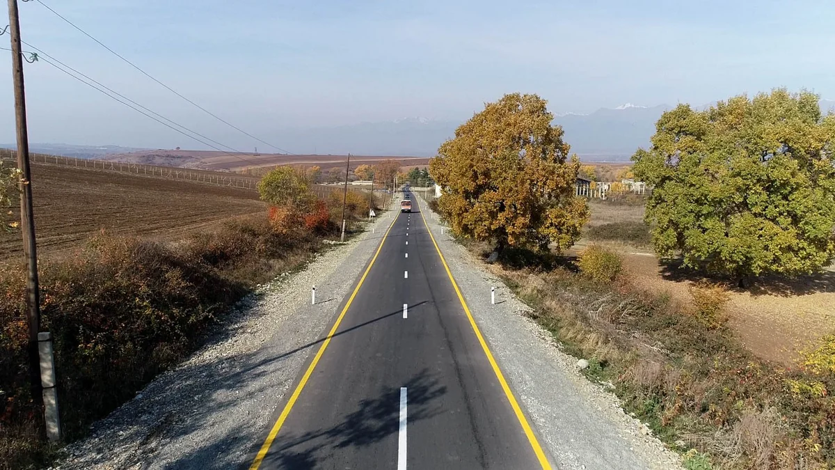 İsmayıllı rayonunda uzunluğu 15 km olan 2 yol layihəsinin icrası yekunlaşıb