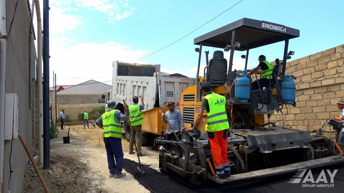 Lökbatanda ümumi uzunluğu 4 kilometr olan iki yol təmir edilir