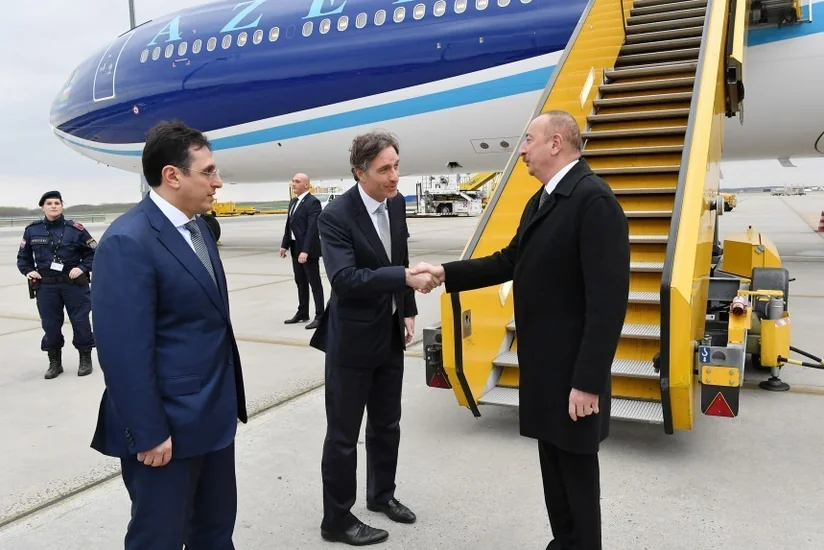 Президент Азербайджана Ильхам Алиев отбыл с рабочим визитом в Австрию