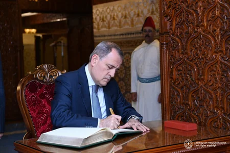 Azerbaijani FM visits mausoleum of King Mohammed V in Morocco