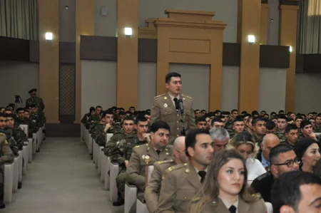 FHN-in Akademiyasında “Heydər Əliyev İli”nə həsr olunmuş tədbir keçirilib