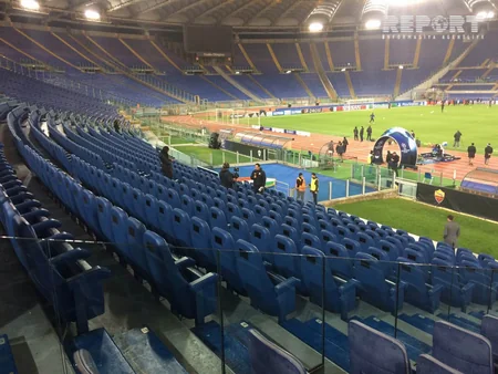 Qarabağ Romada Çempionlar Liqası oyunu öncəsi son məşqinə çıxıb - FOTO