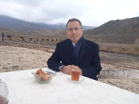 Əhməd Obalı Xudafərin körpüsünü ziyarət edib