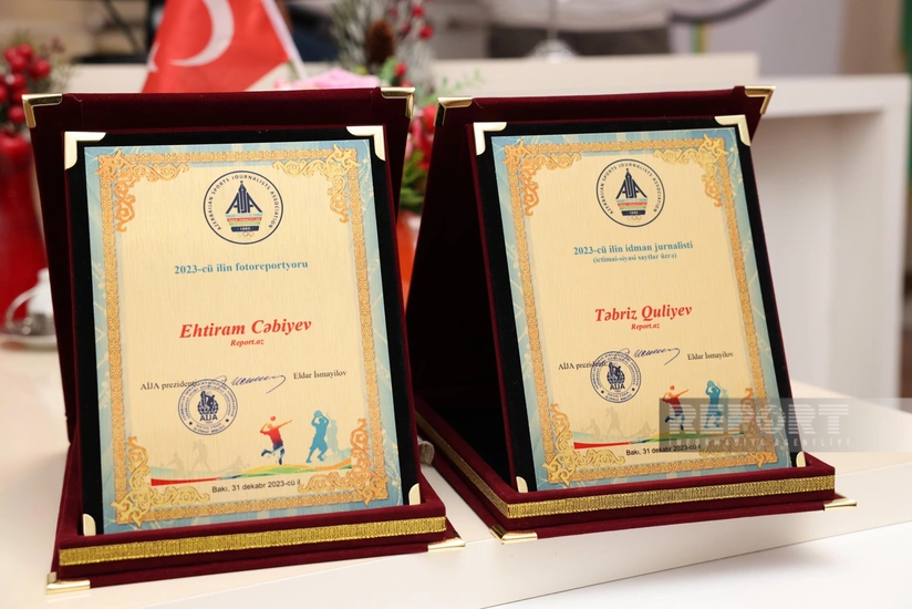 Reportun əməkdaşları mükafatlandırılıb