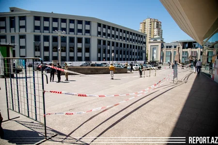 Bakıda polis naryadlarının sayı artırılıb - FOTOREPORTAJ