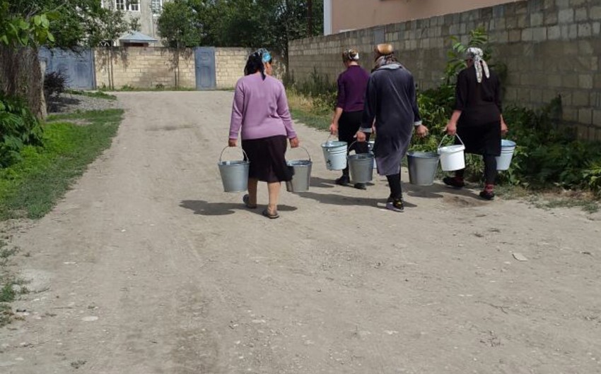 Xaçmazın “Yeni Həyat” qəsəbəsinə içməli suyun verilişi dayandırılıb - FOTO