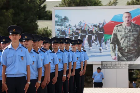 Cəmşid Naxçıvanski adına Hərbi Liseydə buraxılış gününə həsr olunan mərasim keçirilib