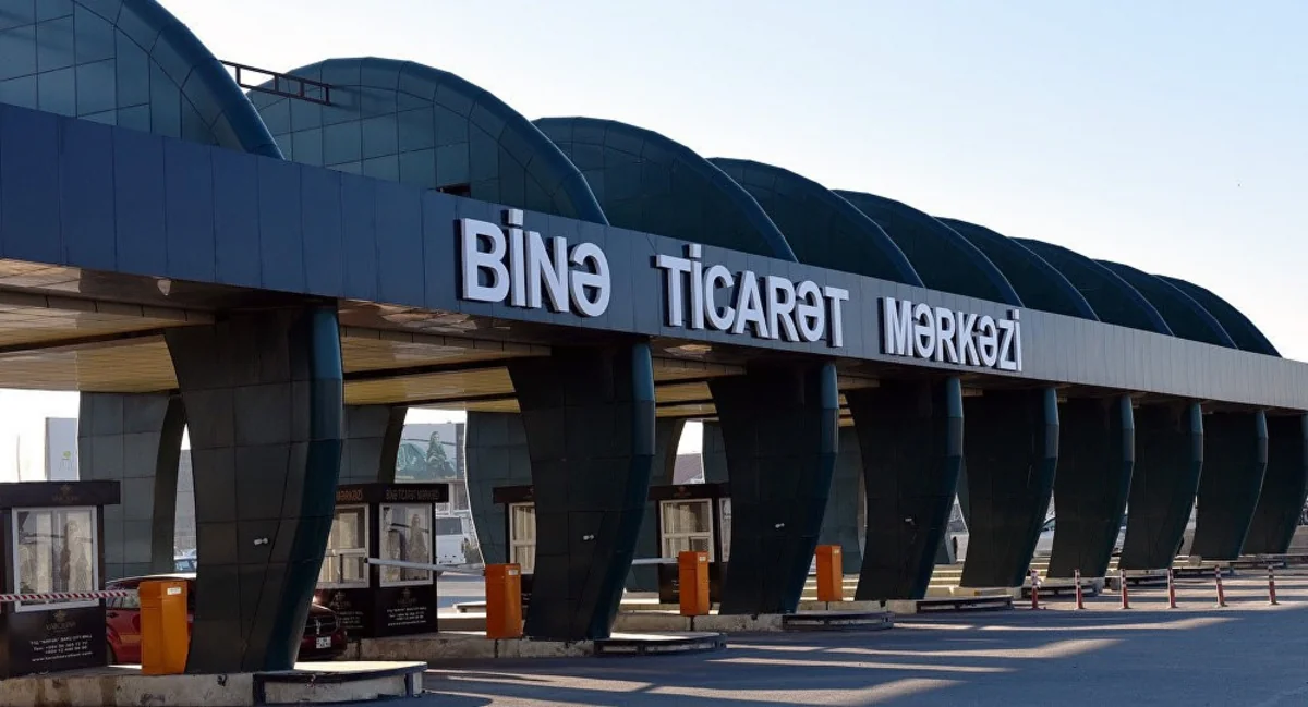Binə ticarət mərkəzində yanğın olub - VİDEO - YENİLƏNİB