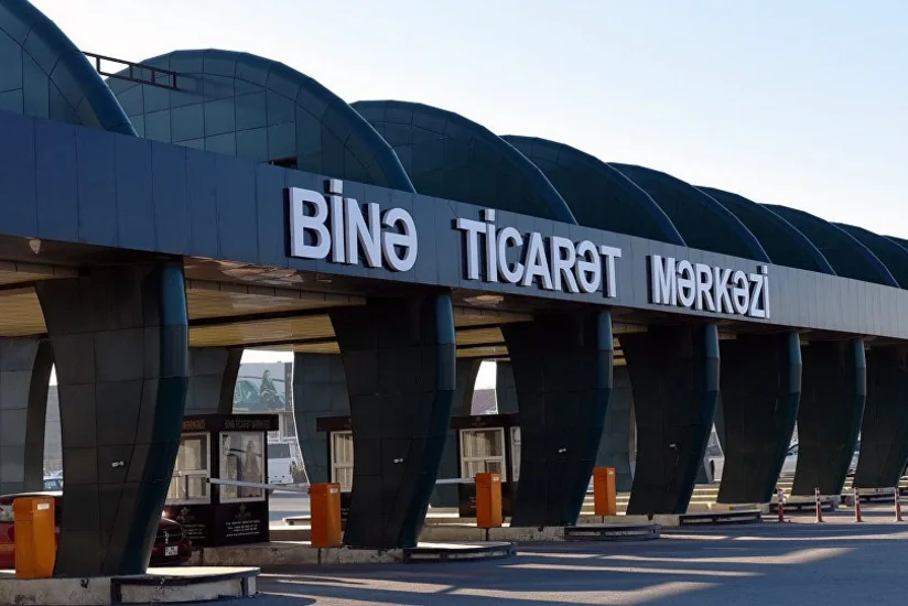 Binə ticarət mərkəzində yanğın olub - VİDEO - YENİLƏNİB