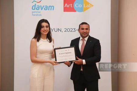 Gənc rəssam: İlk dəfə portret əsərimdə Ümummilli Lideri çəkmişəm