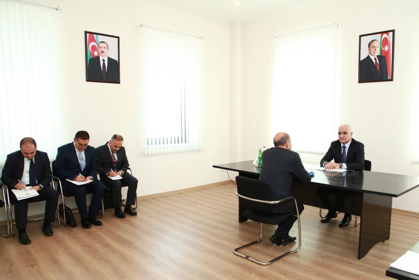 İqtisadiyyat naziri Ağdaşda bir sıra sahələrə güzəştli kreditlərin ayrılması barədə göstəriş verib