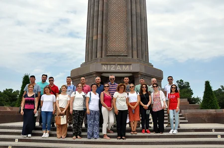 Türkiyənin ehtiyatda olan bir qrup yüksək rütbəli zabit heyəti Gəncədə olub