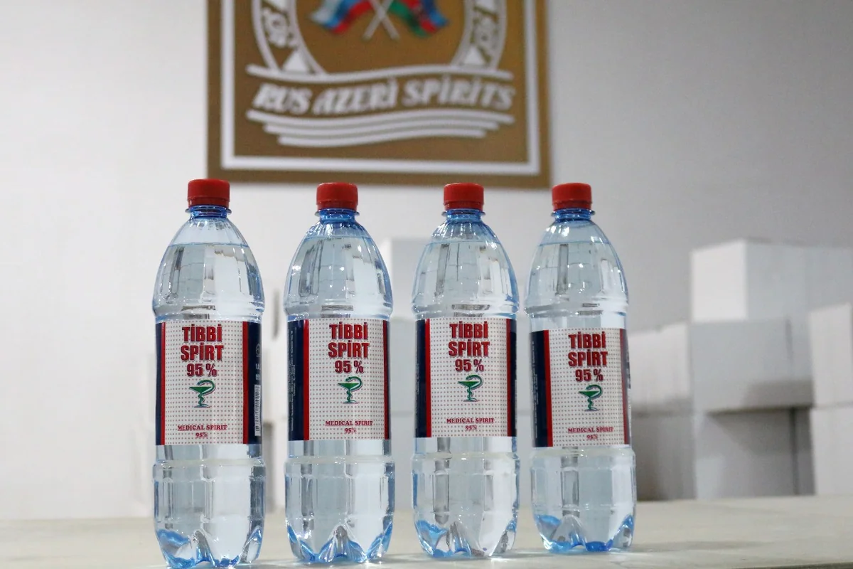 Azərbaycanda daha bir müəssisə tibbi spirt istehsalına başladı