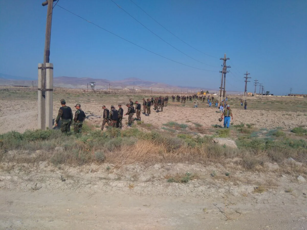 Son günlər Xızıda 5731 ədəd partlamamış hərbi sursat aşkarlanıb