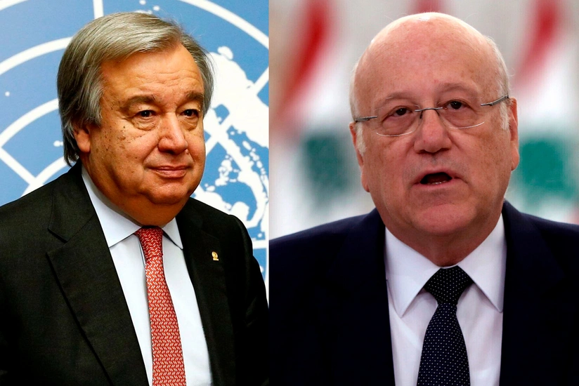 Генсек ООН провел переговоры с премьером Ливана