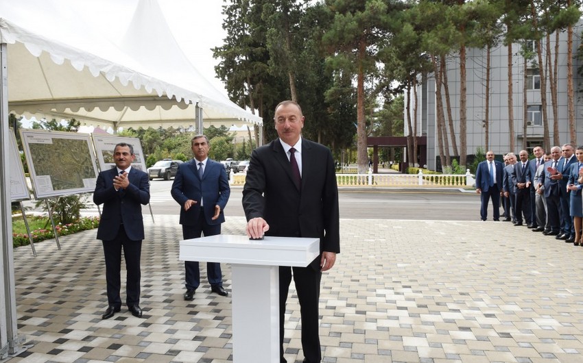 Salyan şəhərinə Şirvan-Muğan magistral su kəmərindən çəkilmiş yeni içməli su xəttinin açılışı olub