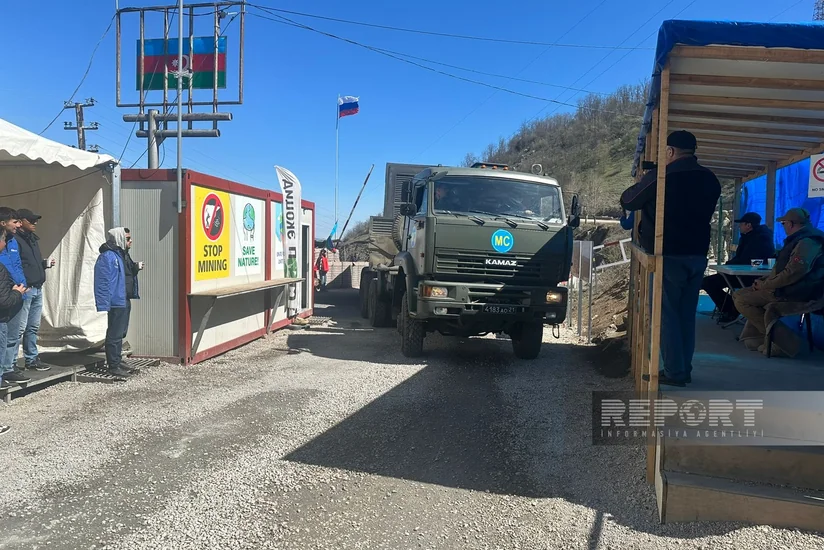 По дороге Ханкенди-Лачын беспрепятственно проехало 67 автомобилей миротворцев