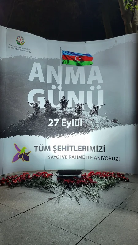 Türkiyənin İstanbul şəhərində Vətən müharibəsi şəhidləri anılıb