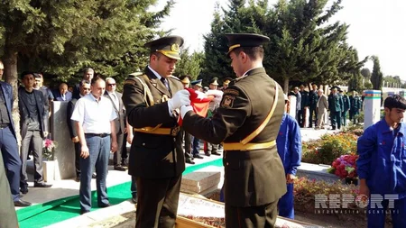 General-leytenant Ziya Yusifzadə II Fəxri Xiyabanda dəfn olunub - FOTO