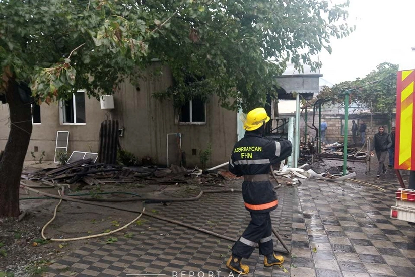 Armenians shell Barda city: One of missiles hit house