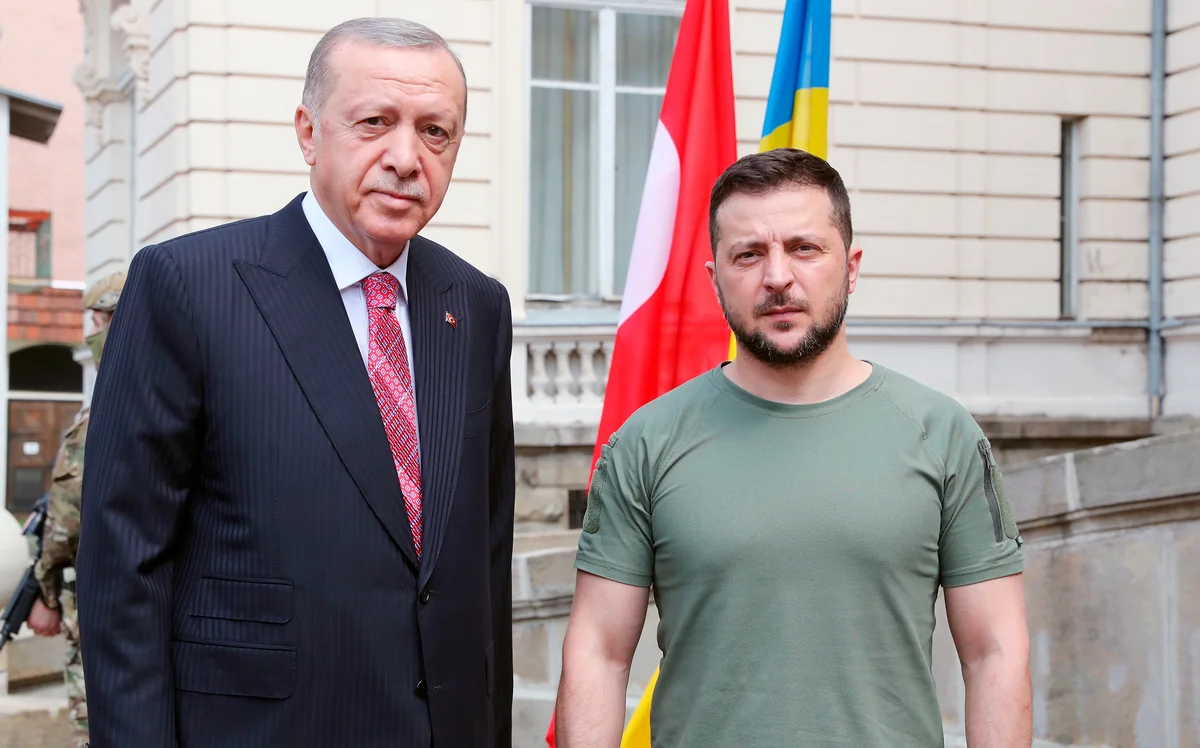 Эрдоган обсудил с Зеленским зерновой коридор