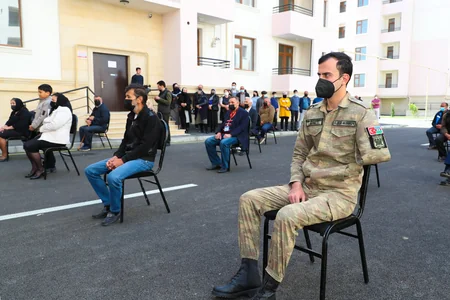 Şəhid ailələri və müharibə əlillərinə daha 50 mənzil təqdim olundu