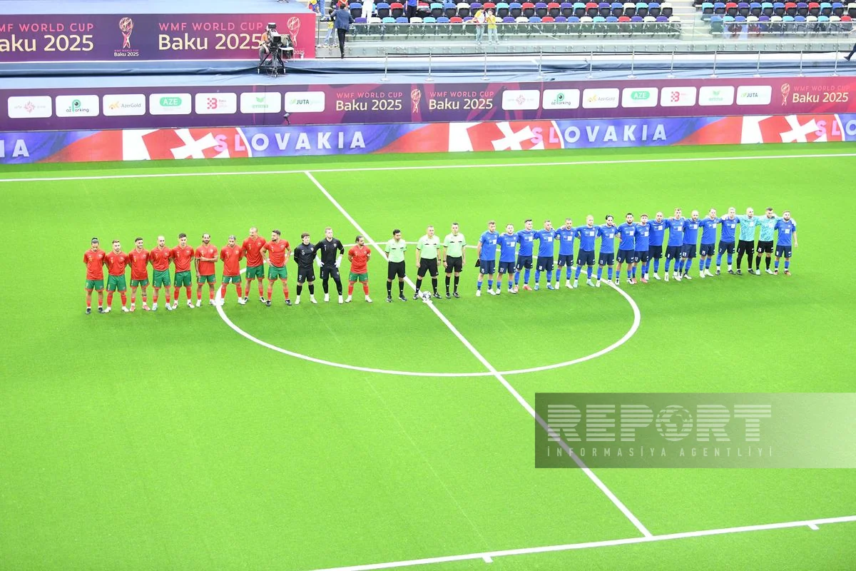 Bakıda təşkil olunan minifutbol üzrə dünya çempionatında günün sonuncu oyunu keçirilib