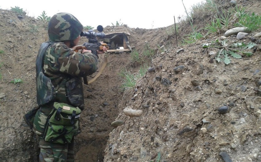 Ermənistan Yeni il gecəsi iriçaplı pulemyotlardan Azərbaycanın mövqelərini atəşə tutub