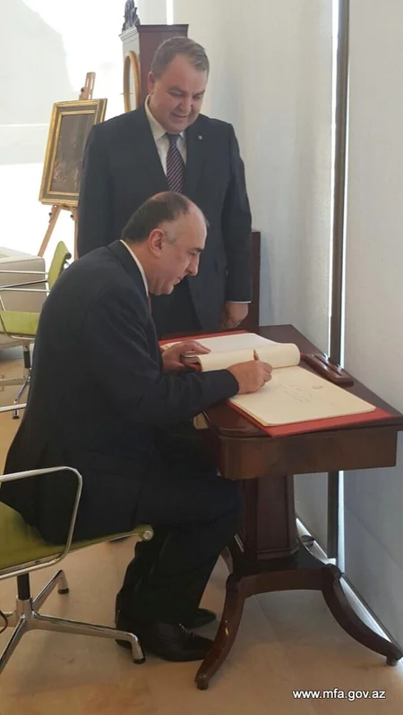 Elmar Məmmədyarov Malta Parlamentinin spikeri ilə görüşüb