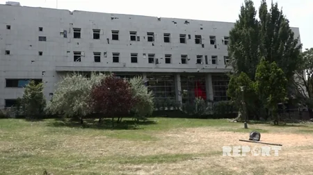 Türkiyə parlamentinin binası partlayışdan sonra - FOTOREPORTAJ